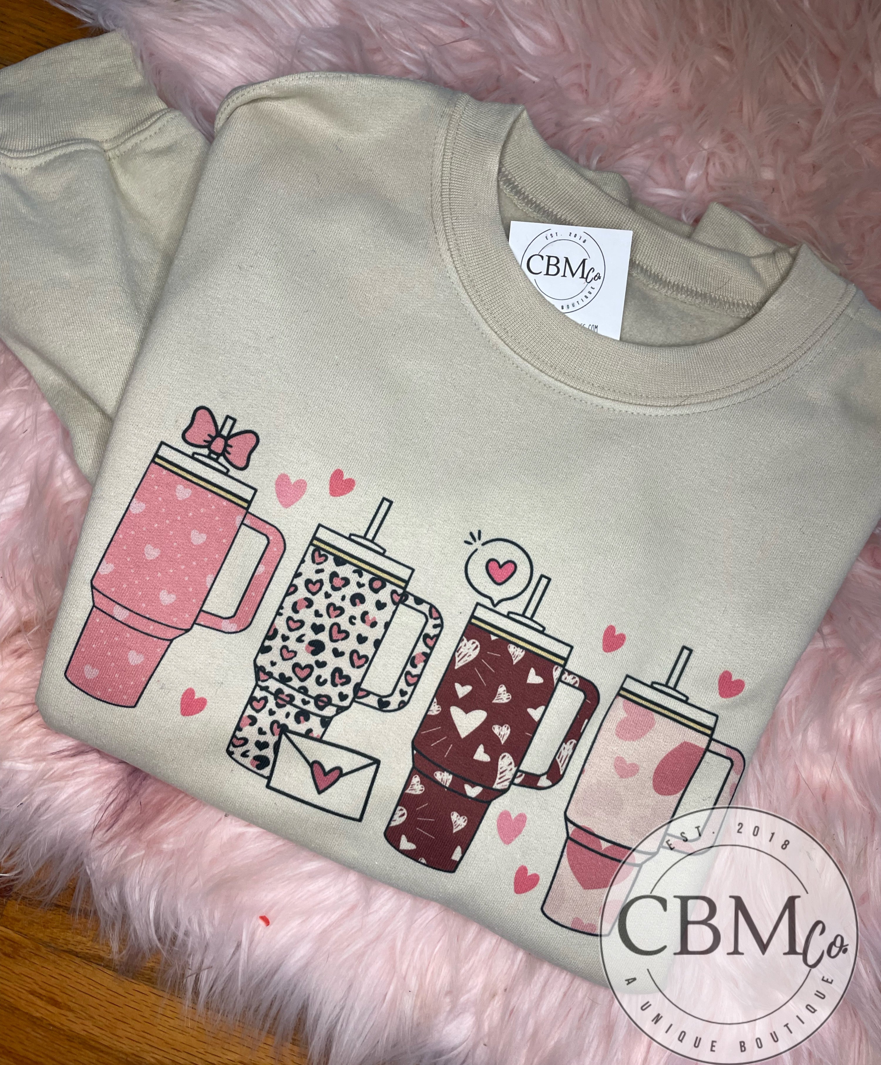 Tumbler Valentine Sweatshirt