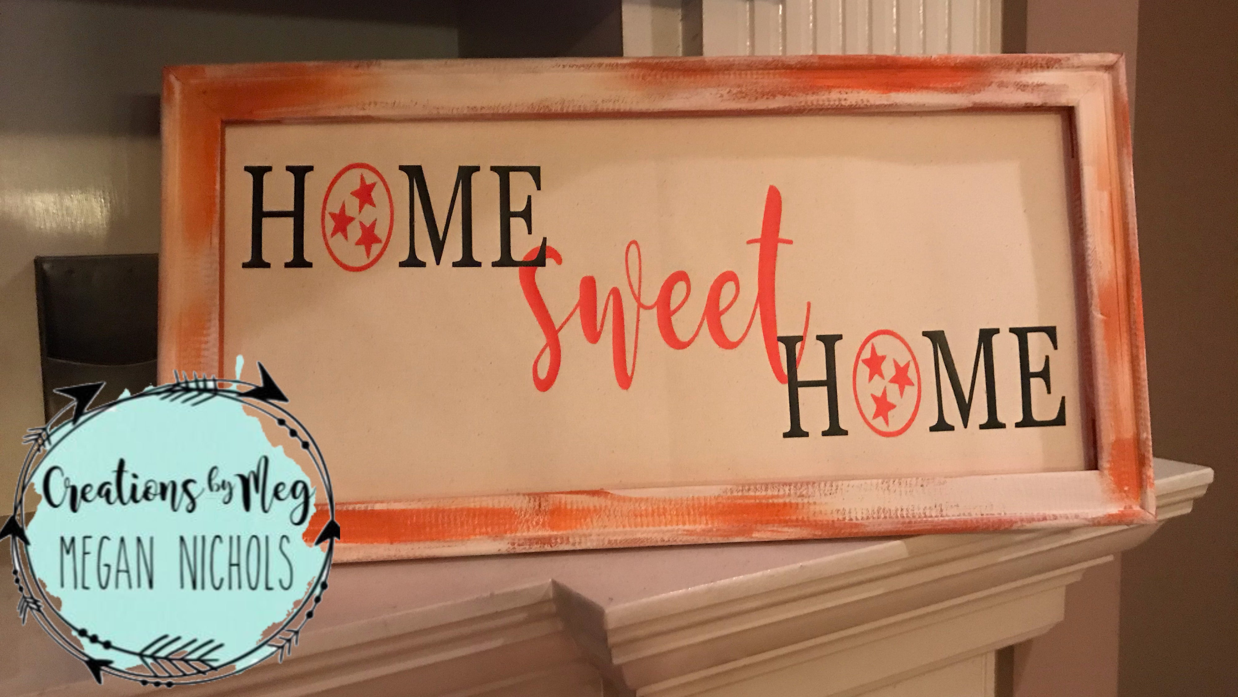Home Sweet Home Reverse Canvas