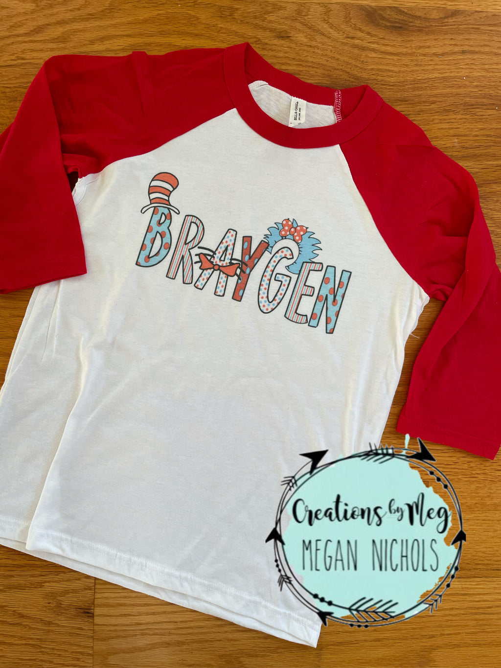 Dr. Seuss Personalized Name Tee